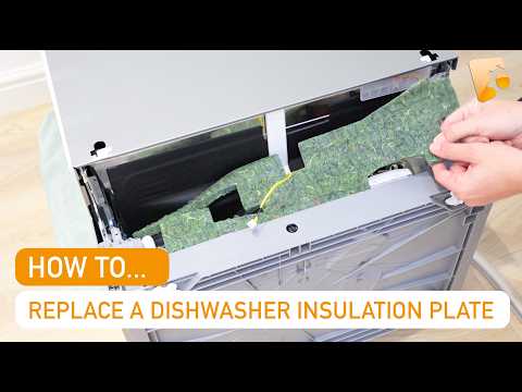 How to Replace a Bosch Dishwasher Insulating Plate (behind kick plate)