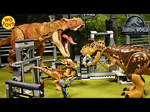 New Lego Jurassic World Stygimoloch Breakout 75927 Unboxing Fallen Kingdom Stop-Motion Speed Build
