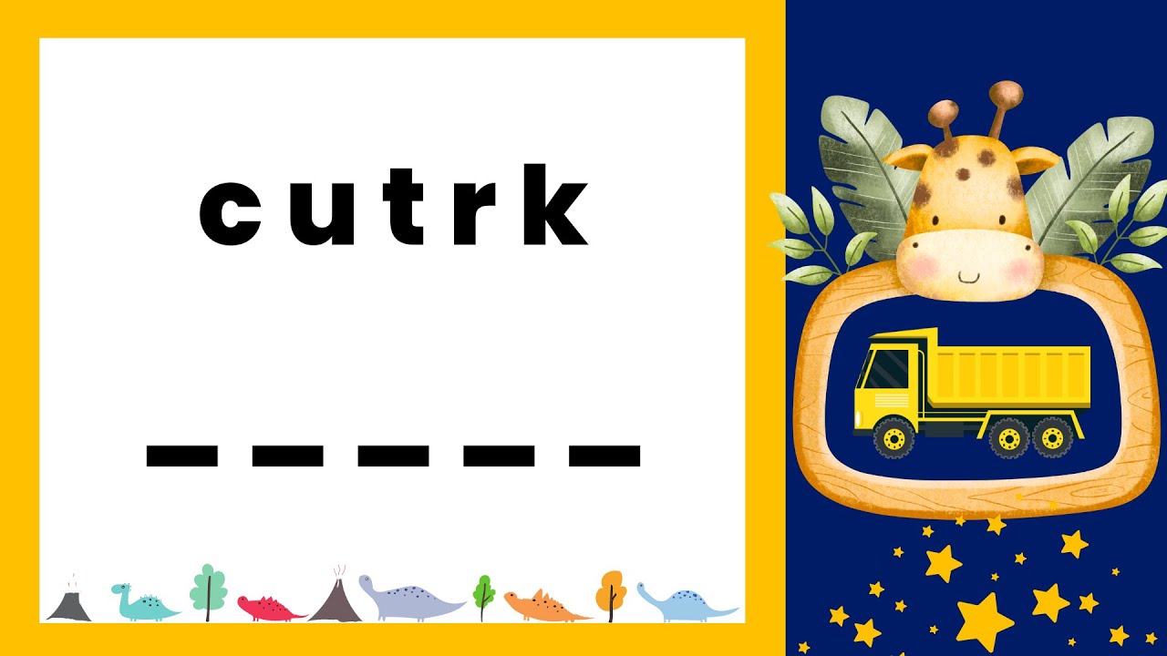 Phonics | E1 - Anagrams | Spelling Game | FREE worksheet