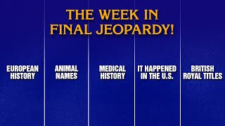 A Week in Final Jeopardy!: 12/29/25-1/2/26 | JEOPARDY!