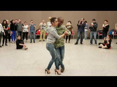 Rico K Suave & Adda Dociu Kizomba demo after class at KIZMI FESTIVAL 2016 Milan, Italy👌