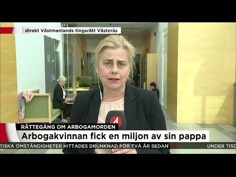 "Mordmisstänkta kvinnan ska ha fått en miljon av sin pappa" - Nyheterna (TV4)
