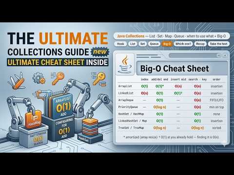 Chapter 8 Collection Complete Guide List Set Queue Map Time Complexity Java Javaprogramming