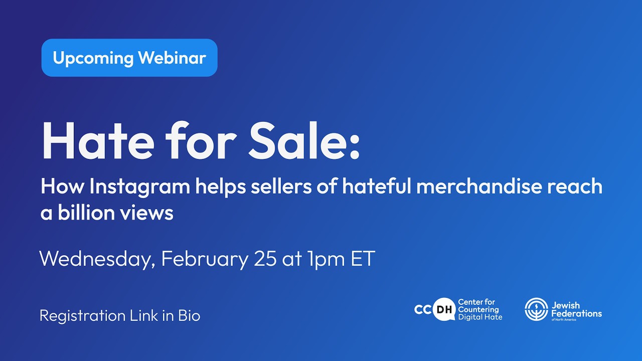 Hate for Sale: How Instagram helps sellers of hateful merchandise reach a billion views