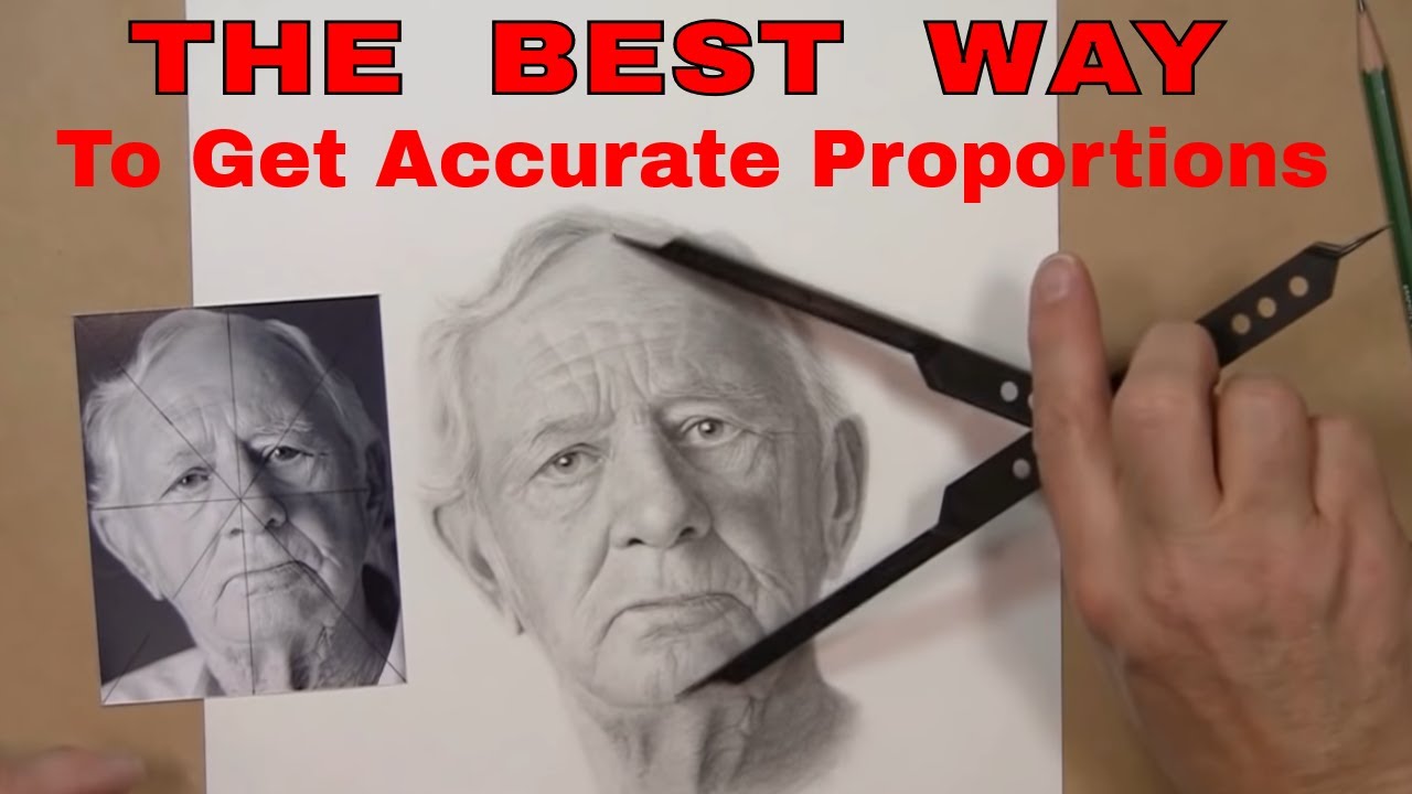 realistic drawing tutorial getting proportions drawn correctly