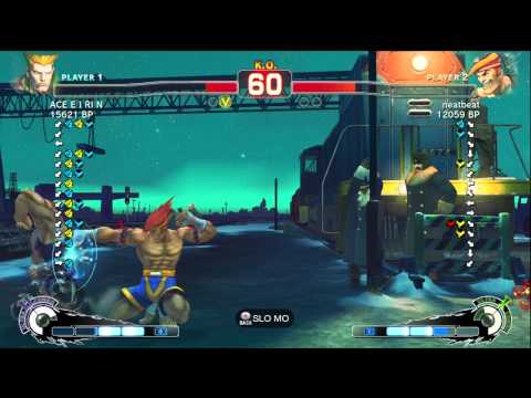 ACE・EIRIN [Guile] vs neatbeat [Adon] SSF4 Japanese Online Ranked Matches - TRUE-HD