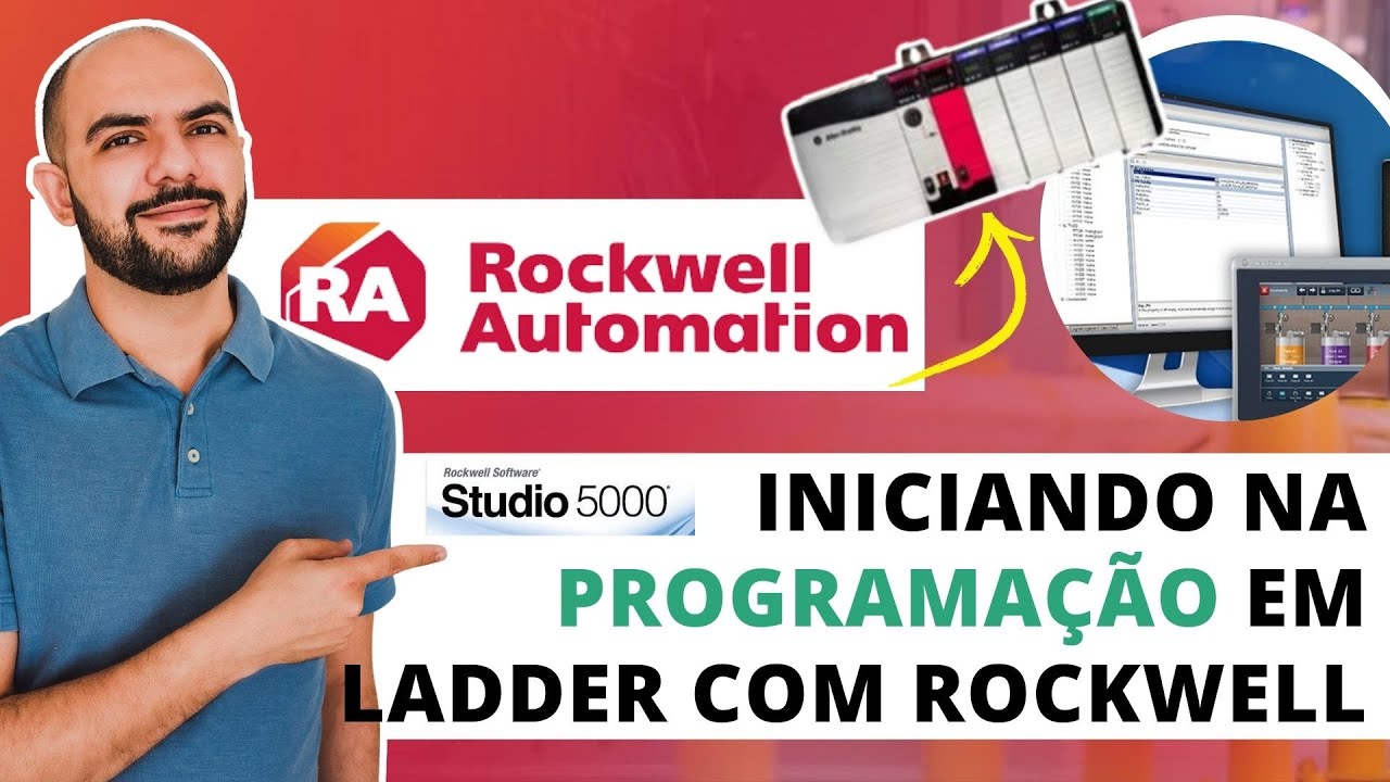 Programação CLP ROCKWELL em linguagem LADDER na Automação Industrial