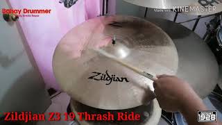 Video thumbnail for Zildjian Z3 19 Thrash Ride by Randy Reyes Bahay Drummer