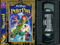 Opening To Peter Pan US VHS 1998
