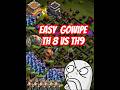 Mastering GOWIPE TH8 Vs TH9 Domination Clashofclans Coc