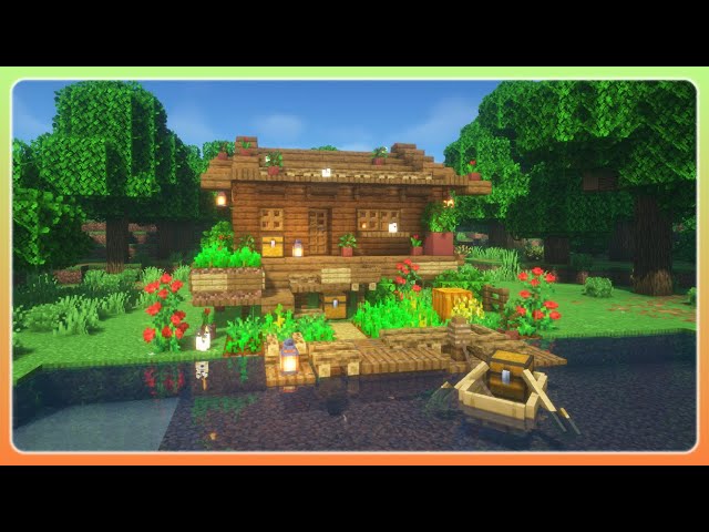 Cozy Starter House by the River 🏠 Minecraft Map