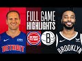 PISTONS at NETS | FULL GAME HIGHLIGHTS | December 23, 2023