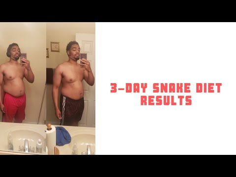I Lost 12 Pounds In 3 Days With The Snake Diet! (82 Hours)💪🏽