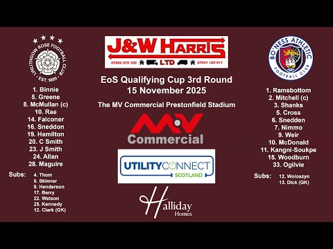 Linlithgow Rose v Bo’ness Athletic – 15 November 2025