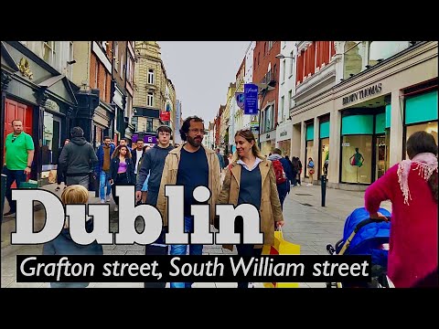 Grafton street | Dublin Ireland August 2022 | Dublin city centre walking tour | Travel with Atiq