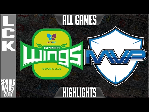 Jin Air Greenwings vs MVP Highlights All Games - LCK Week 4 Day 5 Spring 2017 - JAG vs MVP All Games