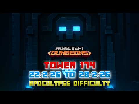 The Tower 174 [Apocalypse] Full Climb, Guide & Strategy, Minecraft Dungeons Fauna Faire