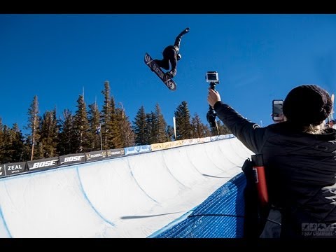 Shaun White's Halfpipe Near Perfect Winning Run - Raw Footage