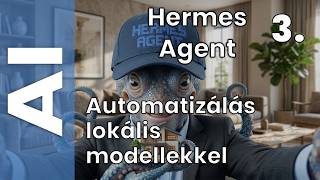 Hermes Agent kiszolgálása lokálisan futtatott nagy nyelvi modellel - automatizálás olcsón - 1.