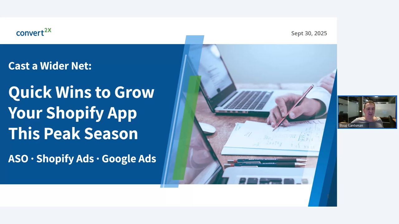 Peak season growth webinar