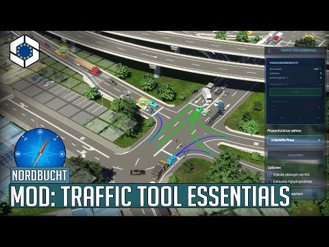 "Traffic Tool Essentials" mod for custom traffic light phases in Cities: Skylines 2 | North Bay 87