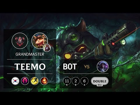 Teemo Bot vs Kai'Sa - KR Grandmaster Patch 9.13