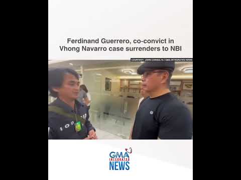 Ferdinand Guerrero, co-convict in Vhong Navarro case surrenders to NBI