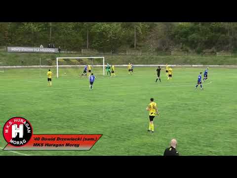 Bramki: Mrągowia Mrągowo 2:4 Huragan Morąg ( 06.05.2023 r.)