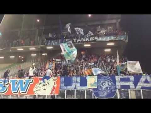 Ultras Marseille in Metz 03 Feb 2017