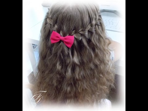 Waterfall braid czyli warkocz 'wodospad' | Fryzury Dziewczęce ♡