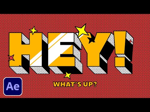 Dynamic Shape Animation with Texture After Effects Tutorial