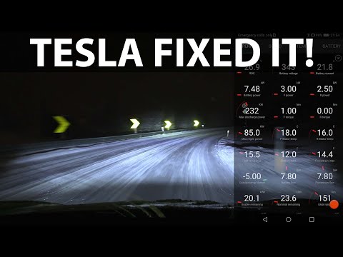 Tesla Model 3 LR Snow Mode demo and explanation
