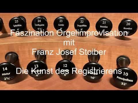 Registering on the organ - A first introduction