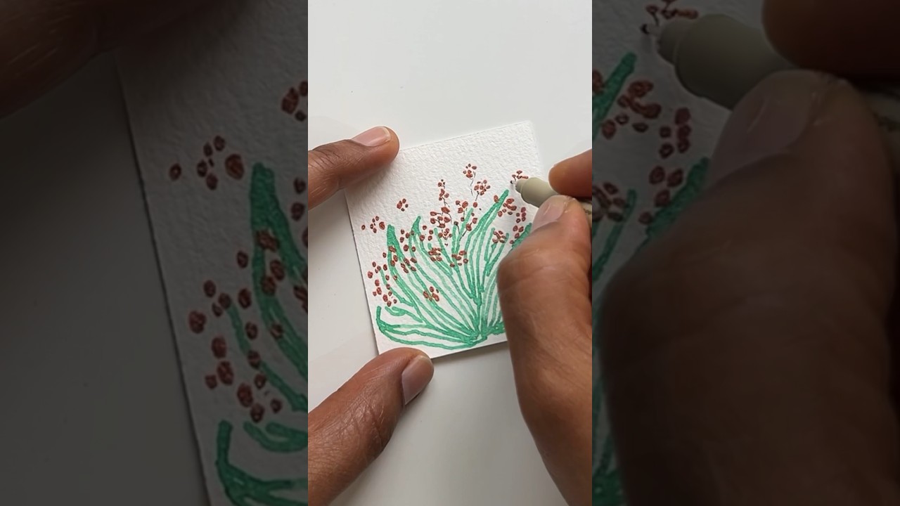 Hand painted gift tags | Unique hand made gift wrapping tags | DIY crafting #giftwrappingideas