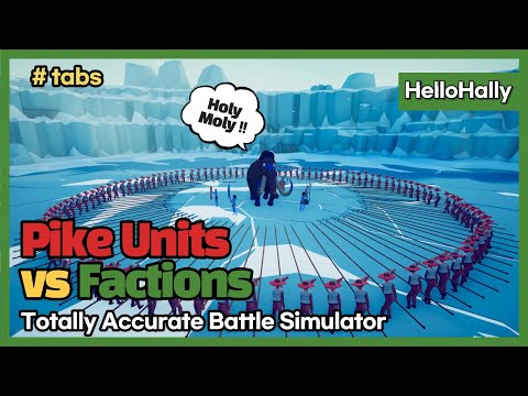 PIKE UNITS vs FACTIONS | TABS - Totally Accurate Battle Simulator