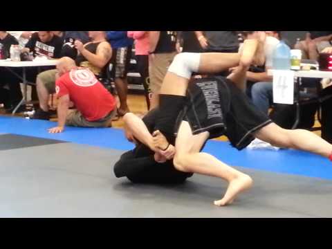 Professor Lucas Dias first fight 6/28/2014-- Win by triangle submission