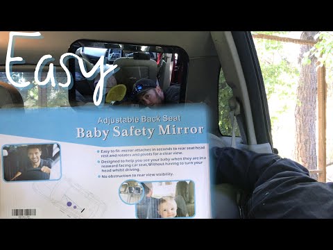 YouTube video about: How to put baby mirror in car without headrest?