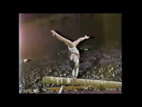 Simona PAUCA (ROM) beam - 1984 Olympics Los Angeles EF
