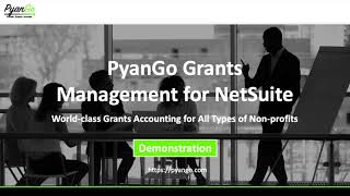 DEMO: PyanGo Grants Management for NetSuite