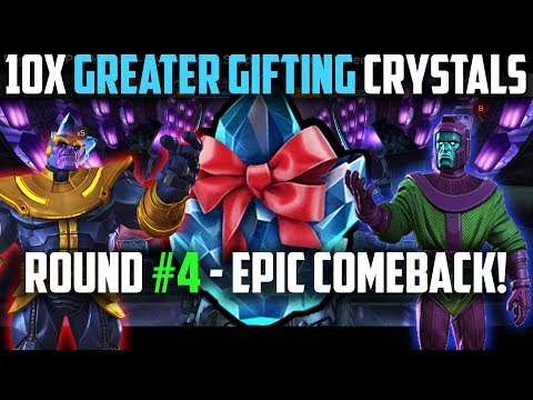 10X Greater Gifting Crystal Opening #4 - EPIC COMEBACK! - Marvel Contest of Champions
