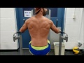 Full Back day workout - 100 reps on straight arm push downs