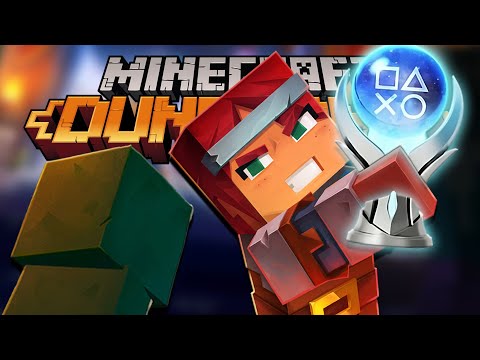The MINECRAFT DUNGEONS PLATINUM TROPHY caused me