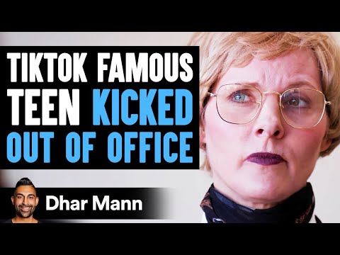 TikTok FAMOUS TEEN Kicked Out Of Office, Instantly Regrets It | Dhar Mann