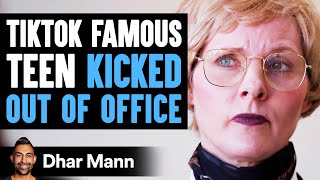 TikTok FAMOUS TEEN Kicked Out Of Office, Instantly Regrets It | Dhar Mann video