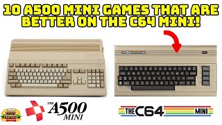 10 Amiga A500 Mini Games that are BETTER on the C64 Mini!