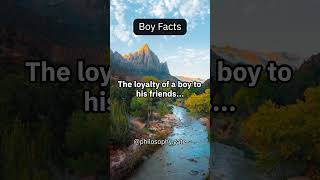 The loyalty of a boy to his friends...