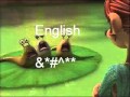 Flushed Away Language Menu