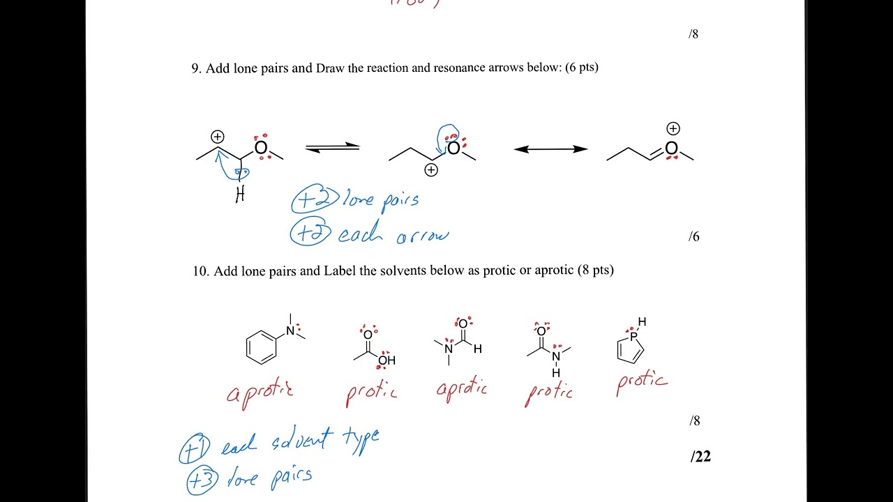 CHM 251 KEY Practice Exam 2 2025