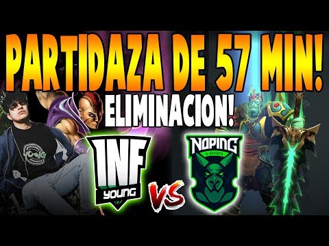 INFAMOUS YOUNG vs NO PING [BO3] - ELIMINACIÓN "Partidaza de 57 Min" -  No Major No Problem DOTA 2