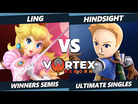 Vortex Legends 16 Winners Semis - Ling (Peach) Vs. Hindsight (Mii Swordfighter) SSBU Ultimate